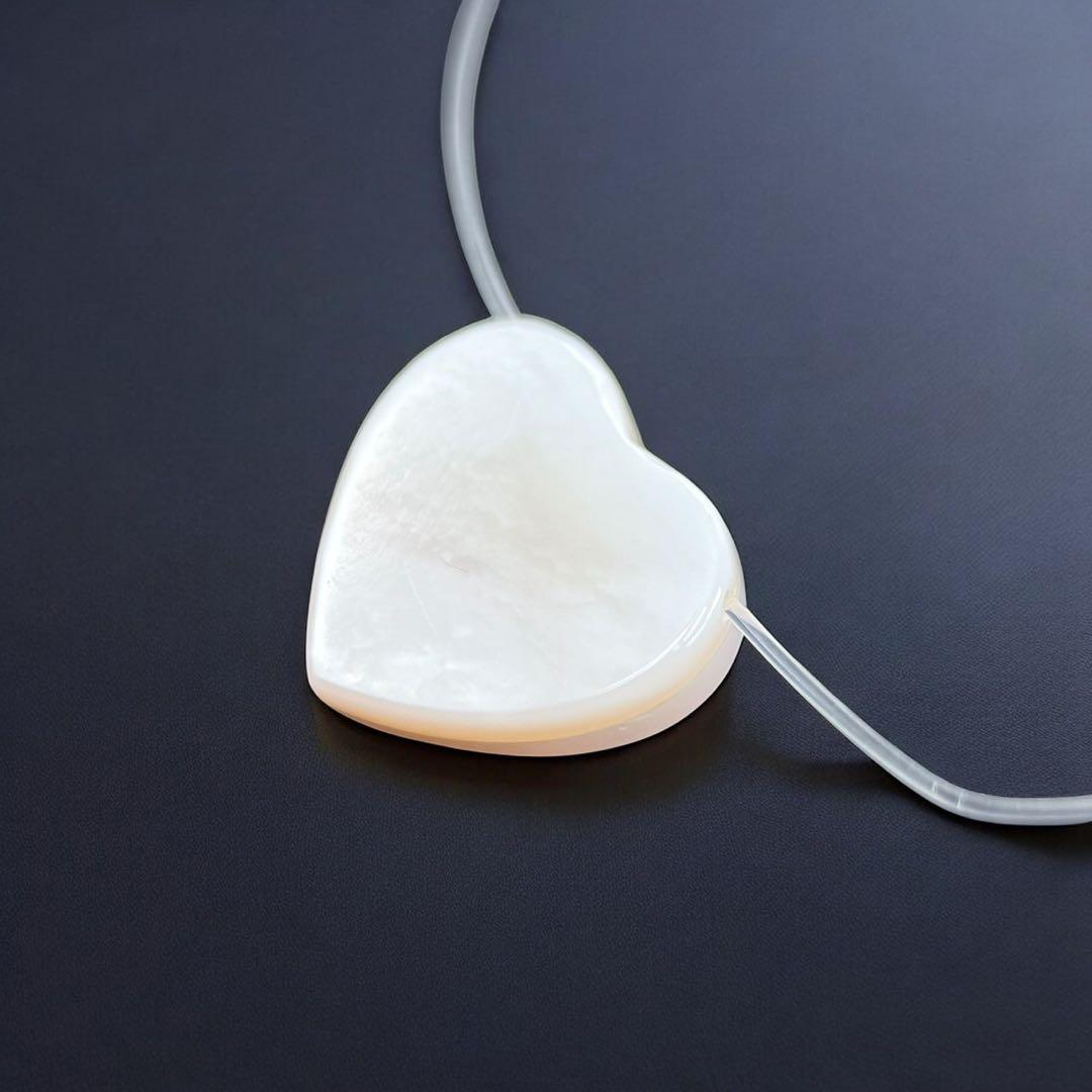 【極上】希少　タサキ　マベパール　K18 ペンダント　ハート　ネックレス