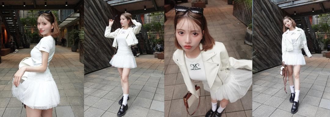 ダーリッチ darich ドットチュールリボンミニスカート ブラック BLK S