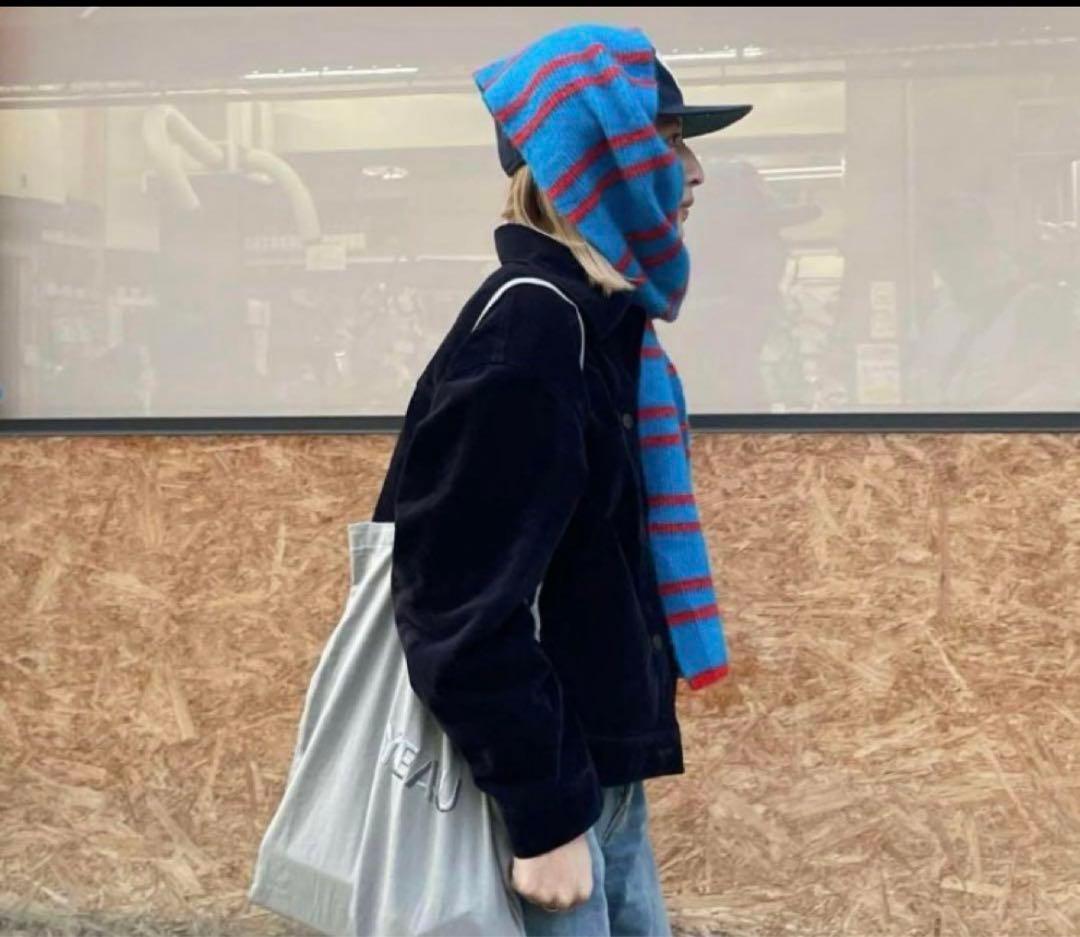 専用⭐︎GANNI/ガニー ソフトウールマフラーSTRIPE KNIT SCARF