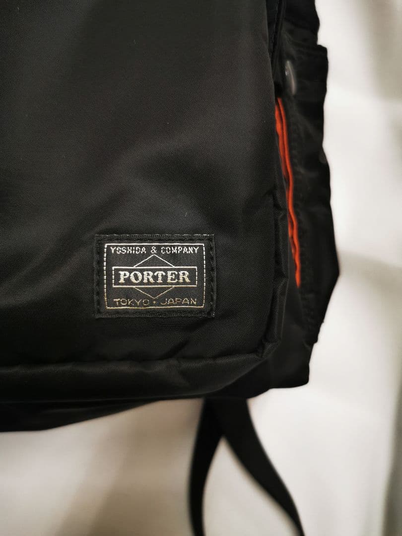 開封済み　未使用 　ポーター タンカー リュック 黒 デイパック