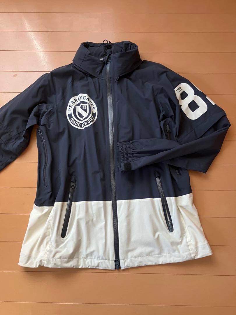 ２回着用　パーリーゲイツ　レインウェア　レディース 上1 下0