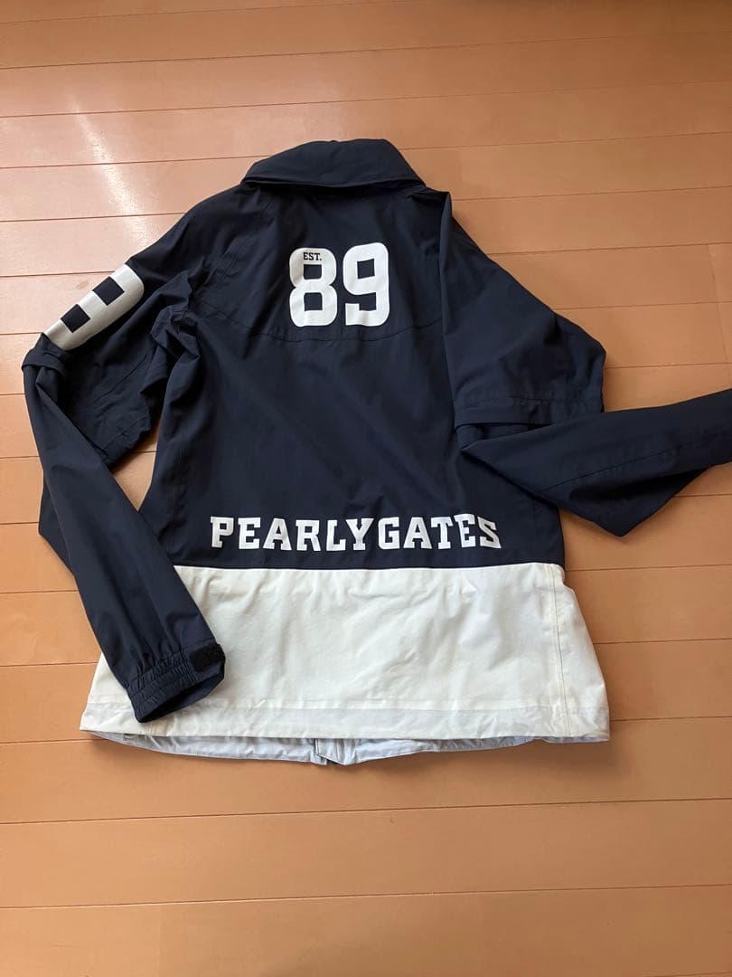 ２回着用　パーリーゲイツ　レインウェア　レディース 上1 下0