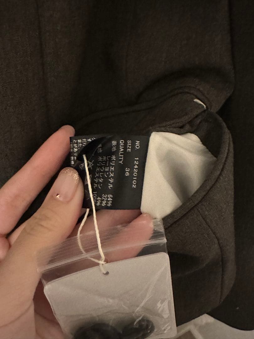 【タグ付】TODAYFUL トゥデイフル オーバーショルダージャケット 36