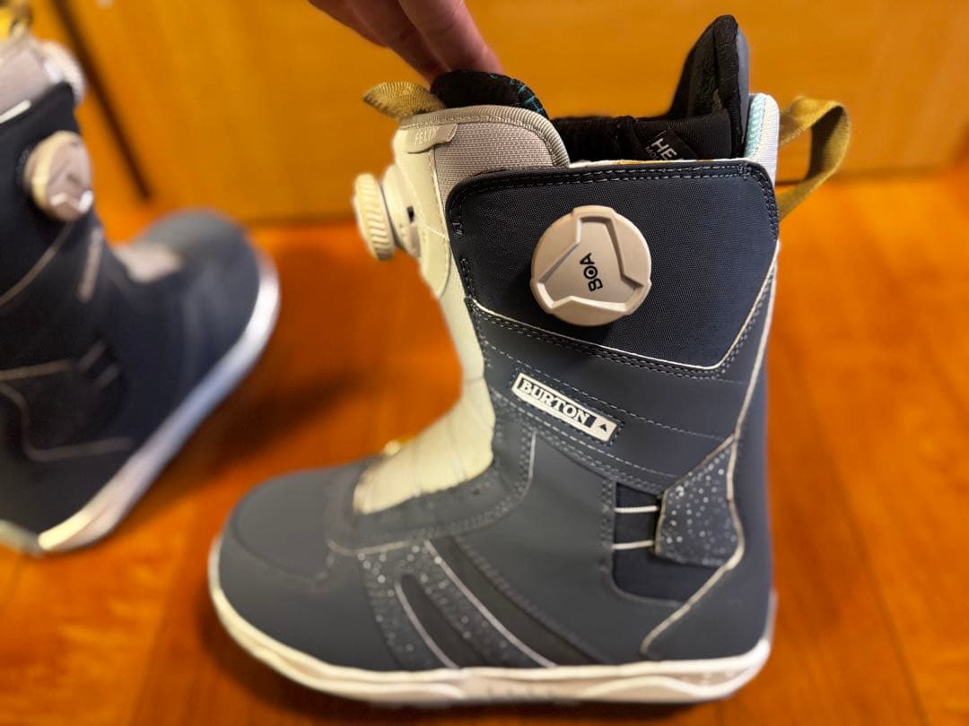 BURTON スノーボードブーツ BOAシステム グレー