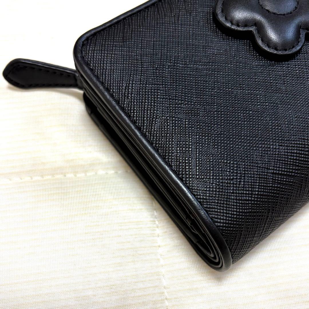 未使用☆マリークワント デイジーパッチスナップ ウォレット