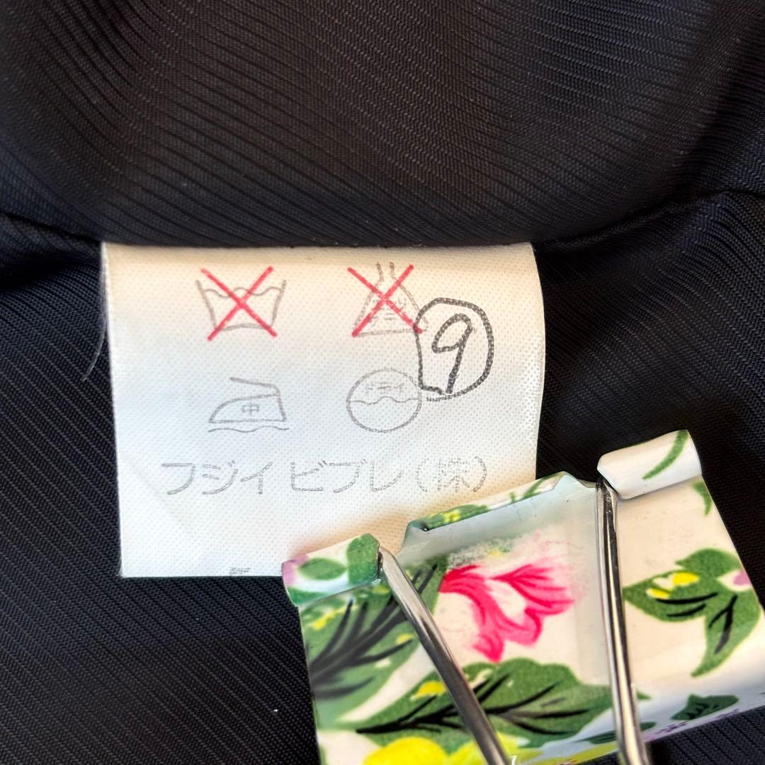 藤井毛織 カシミヤ100% チェスター コート カシミア ロング丈 ブラック 黒