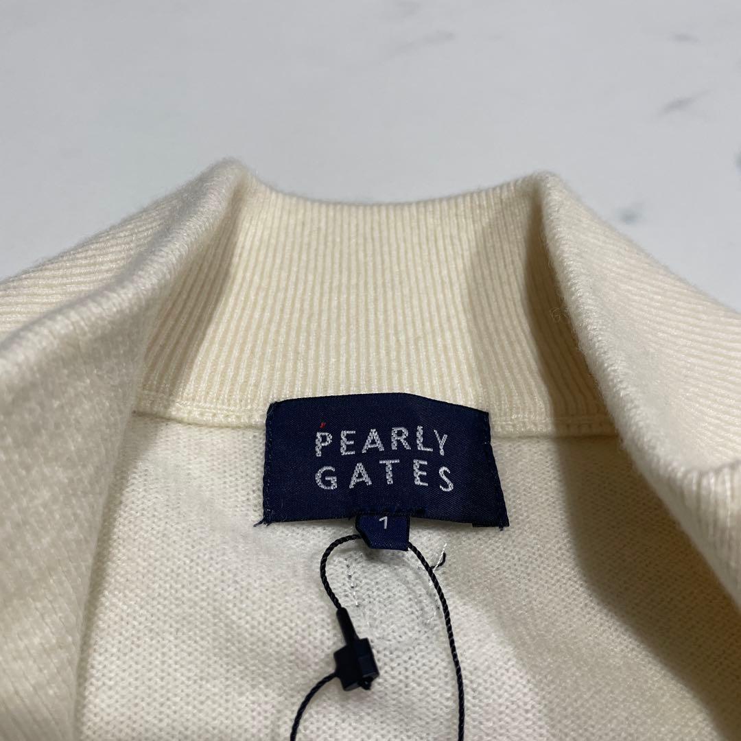 PEARLY GATES カシミヤ100% ダブルジップ ニットブルゾン M