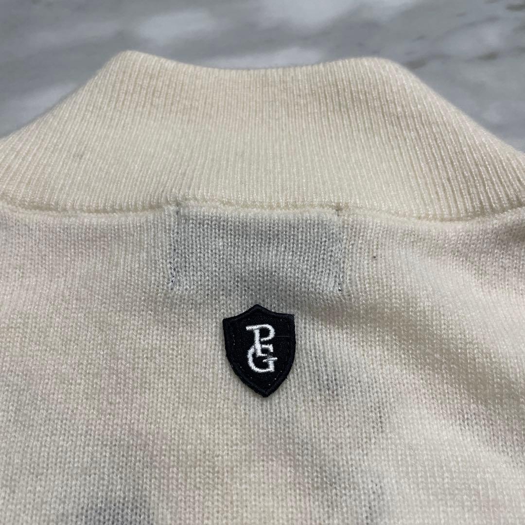 PEARLY GATES カシミヤ100% ダブルジップ ニットブルゾン M