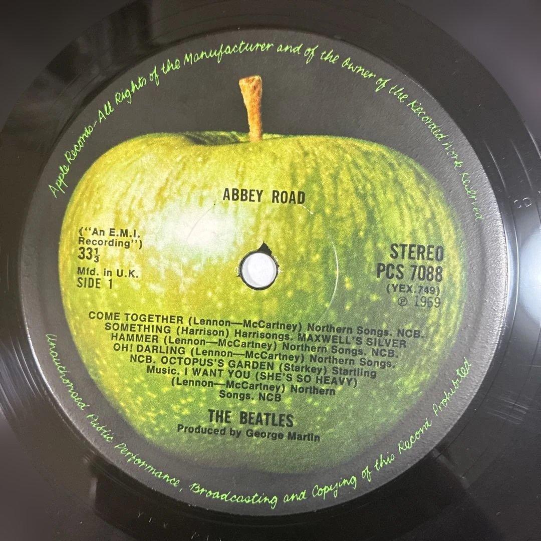 ビートルズ 名盤 レコード アビーロード UKオリジナル盤 レフトアップル