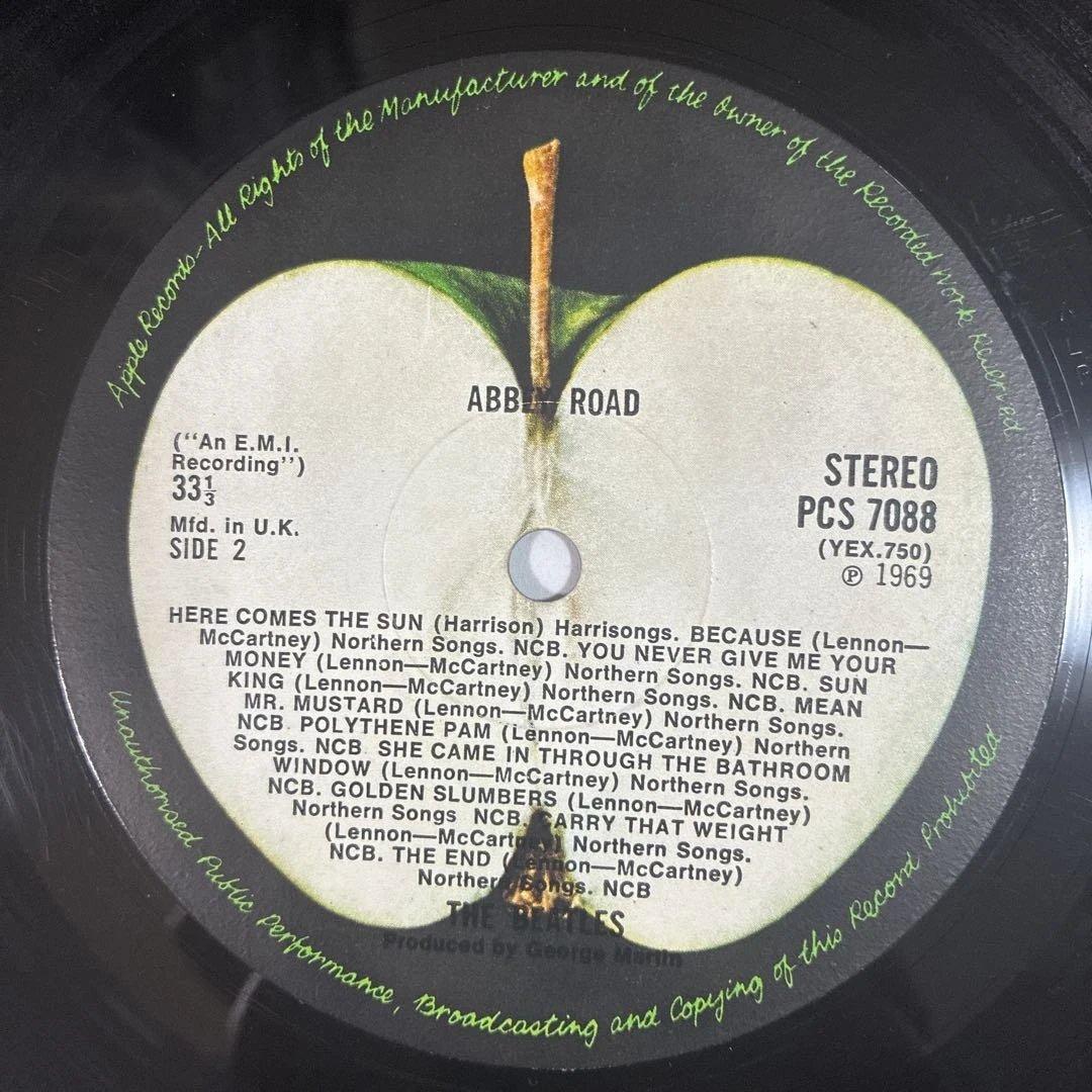 ビートルズ 名盤 レコード アビーロード UKオリジナル盤 レフトアップル