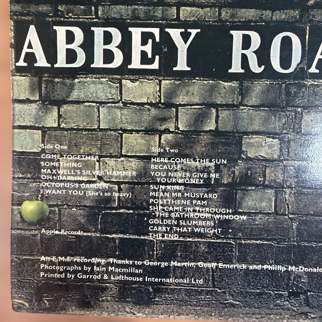 ビートルズ 名盤 レコード アビーロード UKオリジナル盤 レフトアップル
