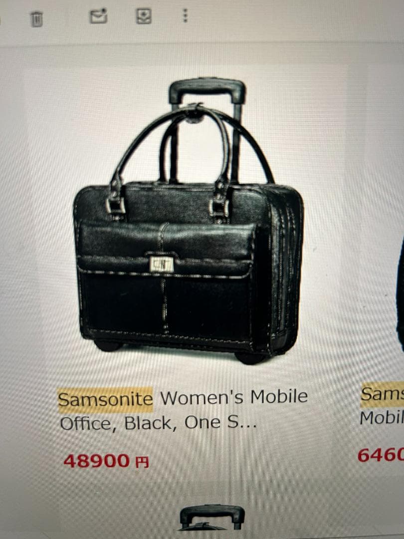 Samsonite Women's Mobile Office ビジネスキャリー