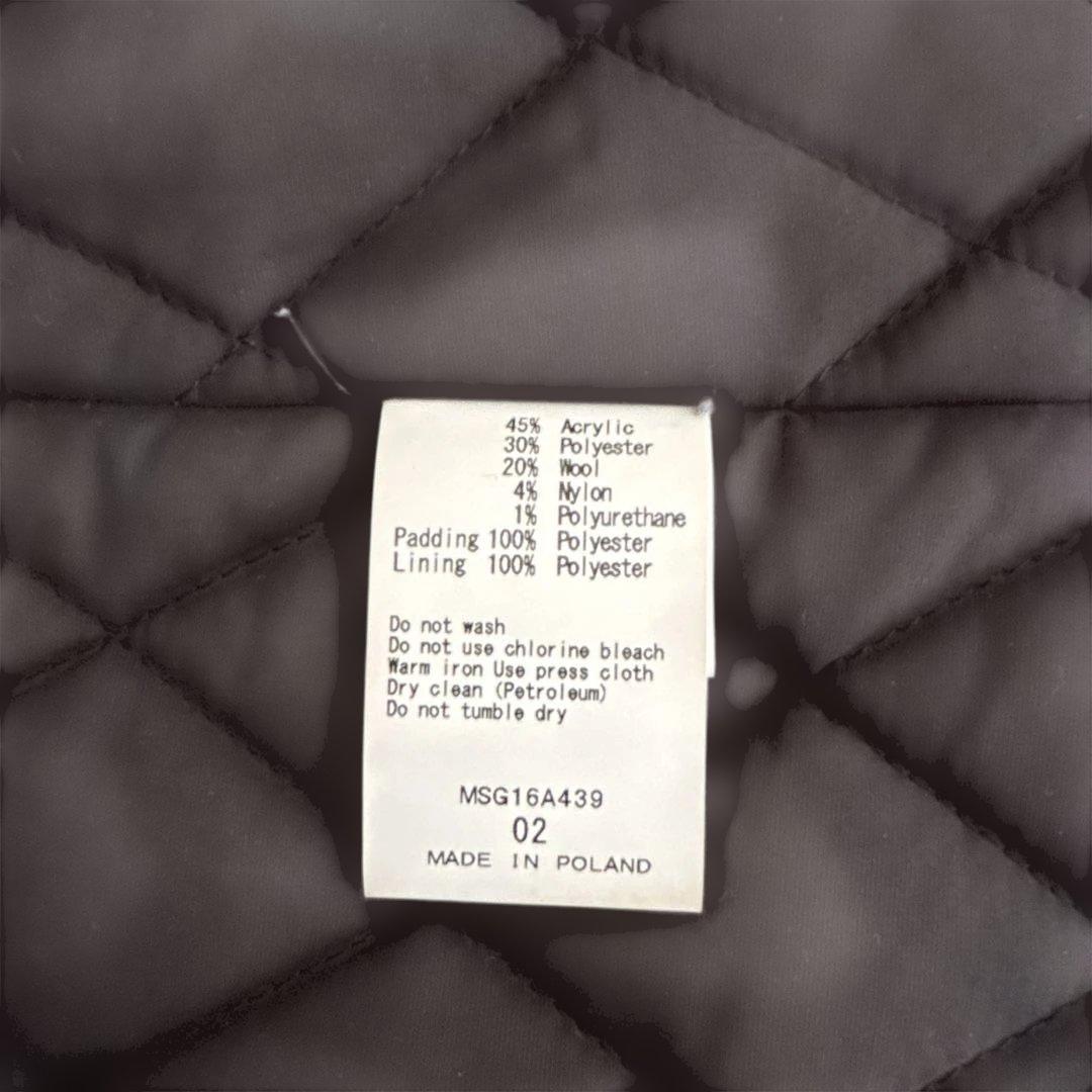 SeaGreen ジグザグピーコート グレー・ブラック