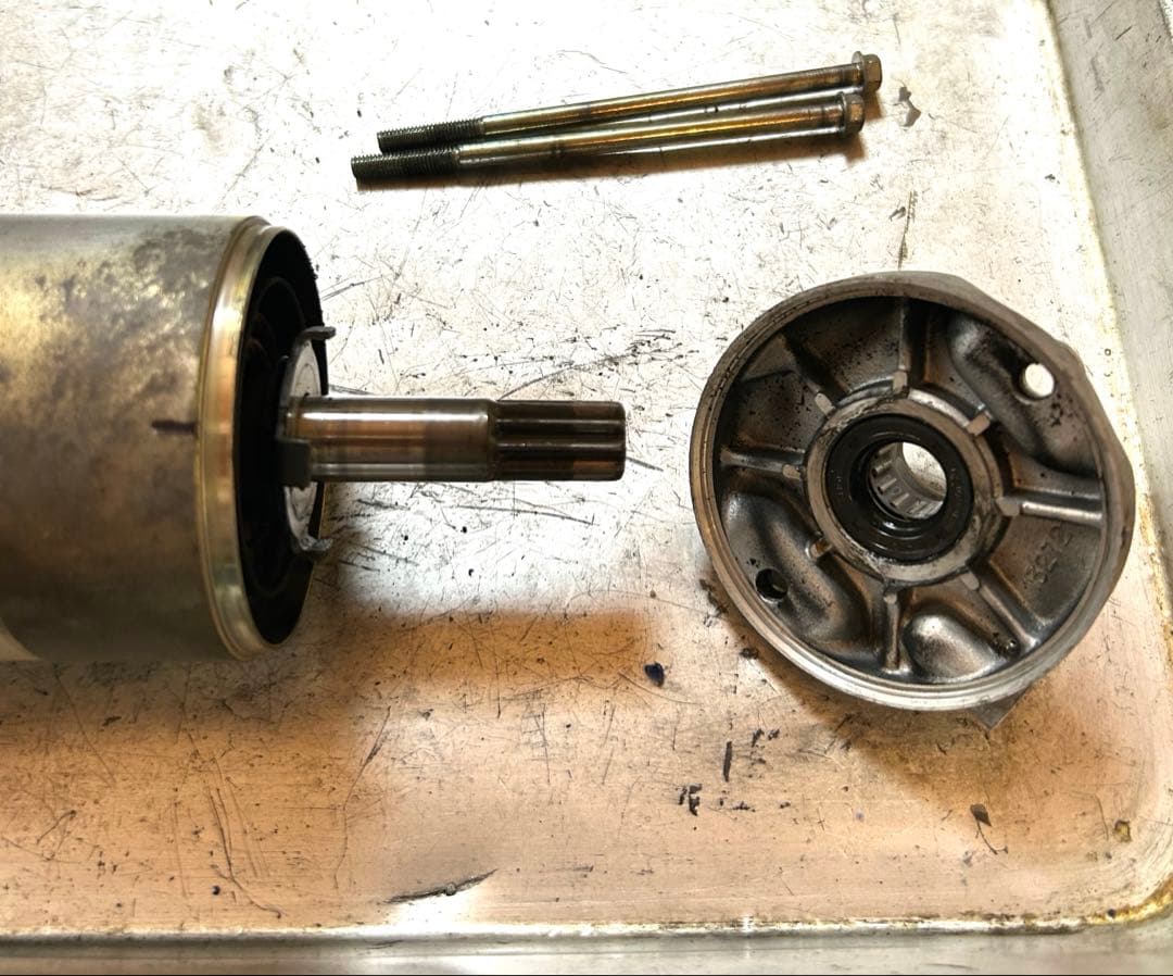 バイク　カワサキ　ゼファー400 セルモーター　オーバーホール済み