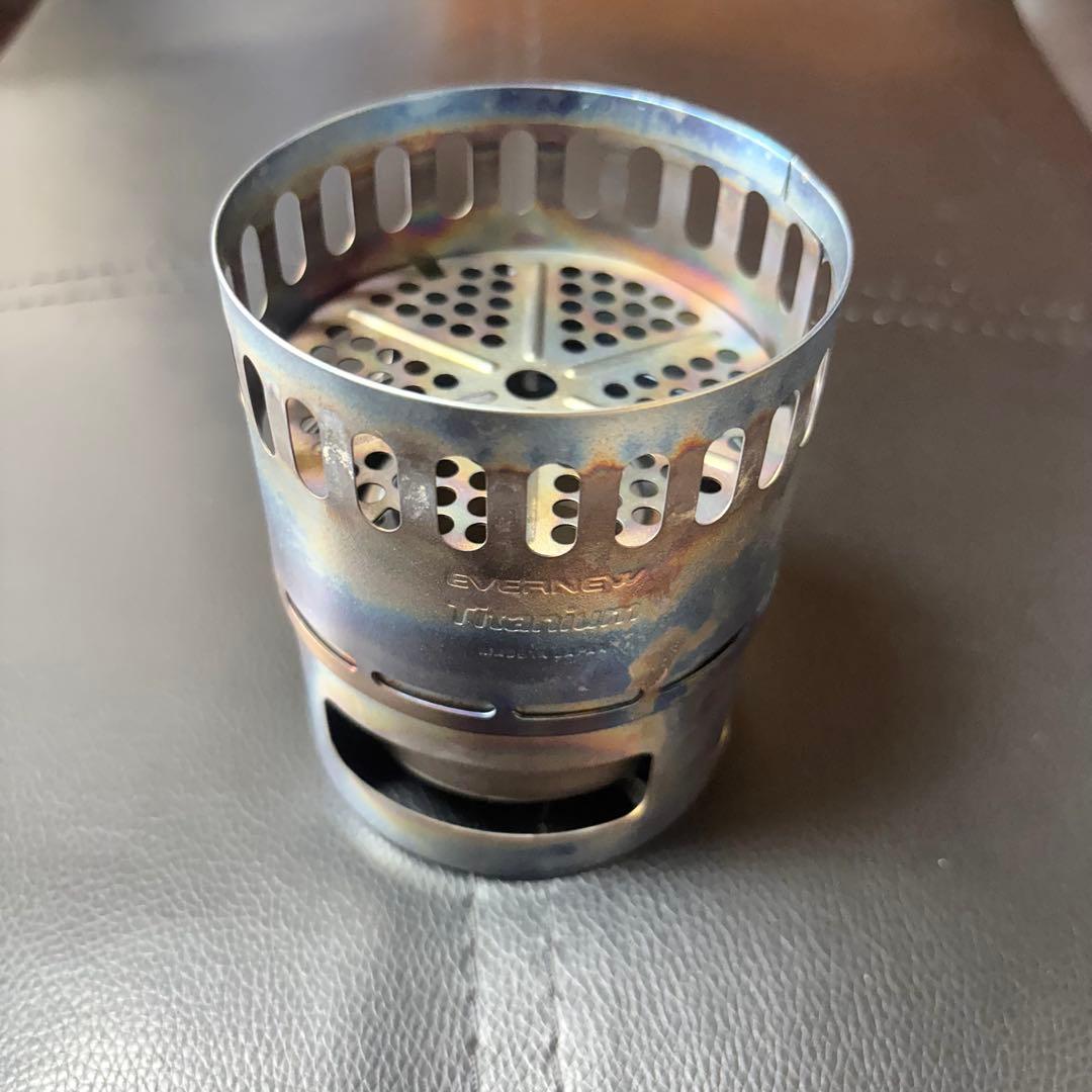 【本日限定価格！】 EVERNEW チタンマグポット500ストーブセット