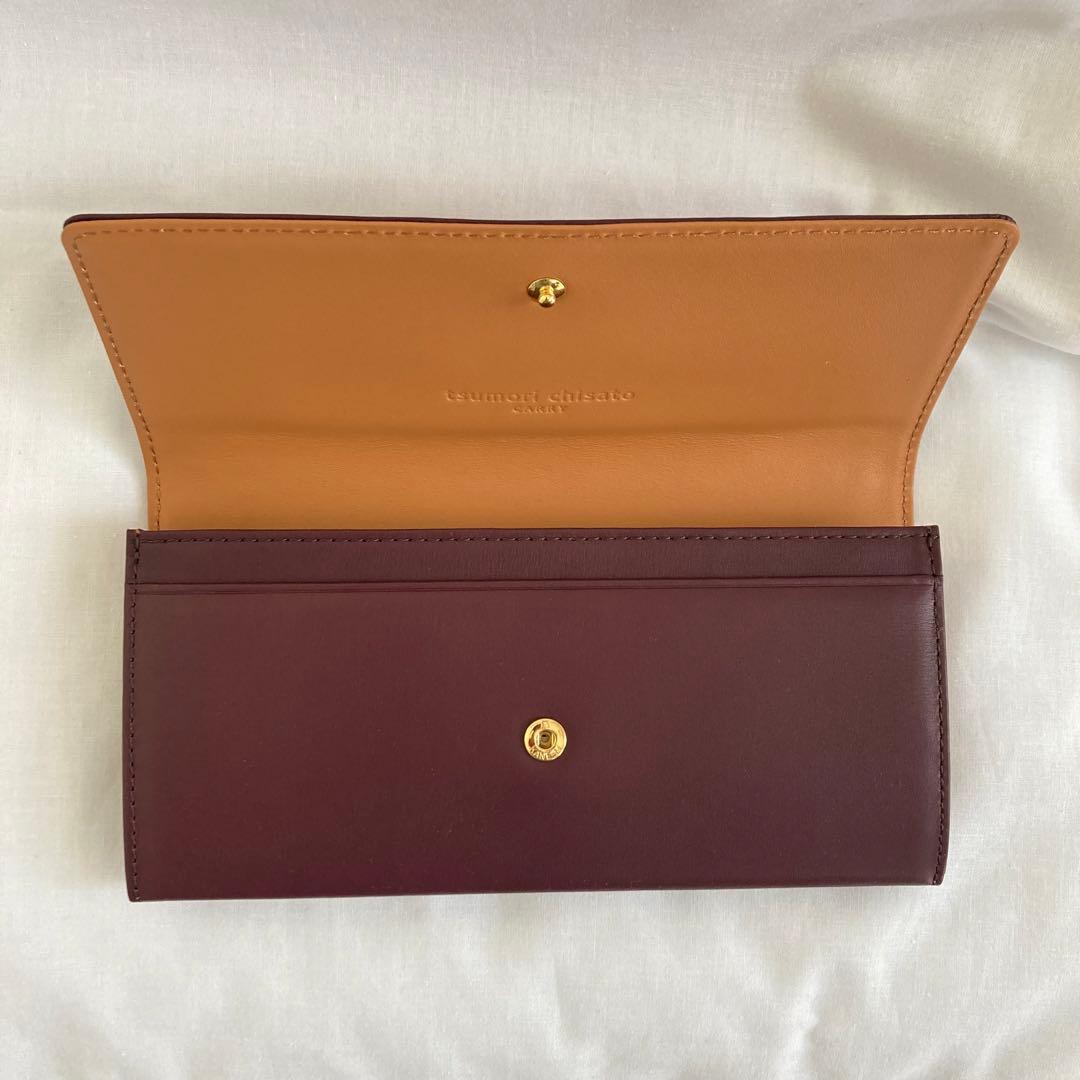 tsumori chisato CARRY スカラップコンビ 長財布 かぶせ
