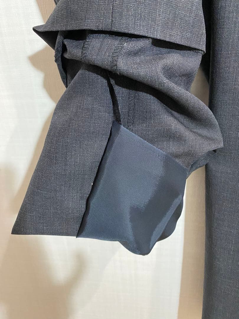 [メンズスーツ5点セット]ダークグレー　卒業式　入学式　パーティー　成人式