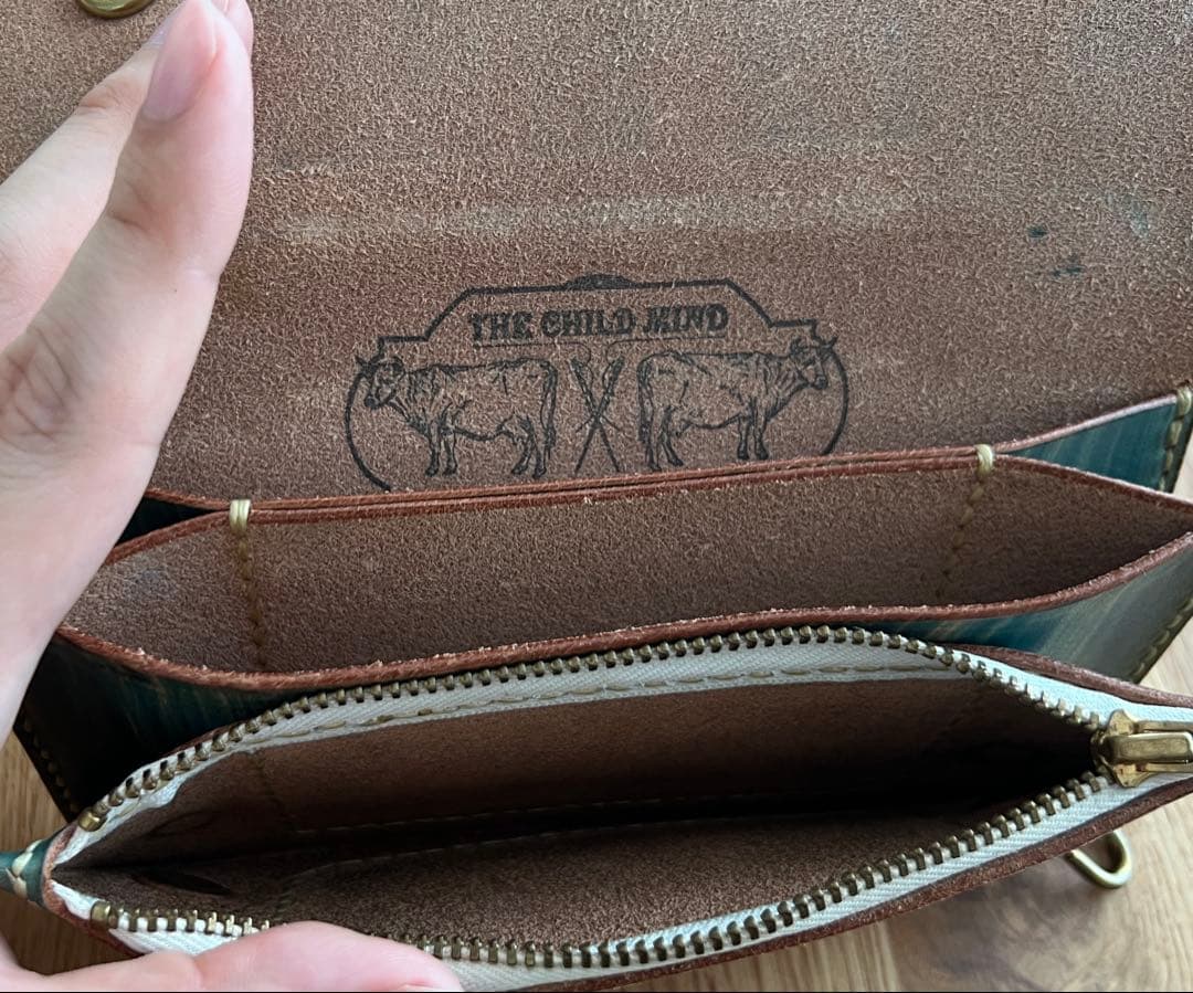 THE CHILD MIND レザー　トラッカーウォレット