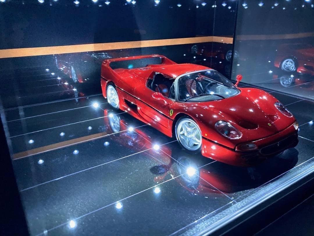 シゲオーダー品・USB電源　黒基調・ディスプレーBOX / ネオジオラマ