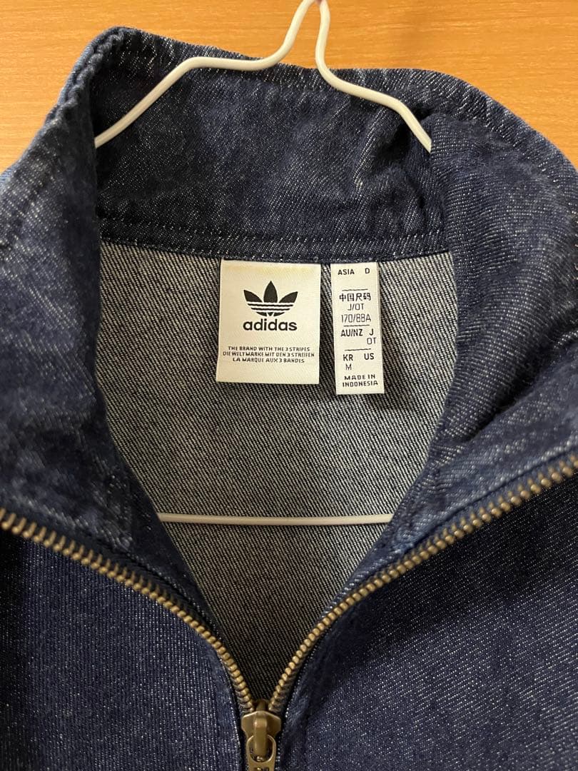 adidas トラックジャケット デニムジップアップジャケット