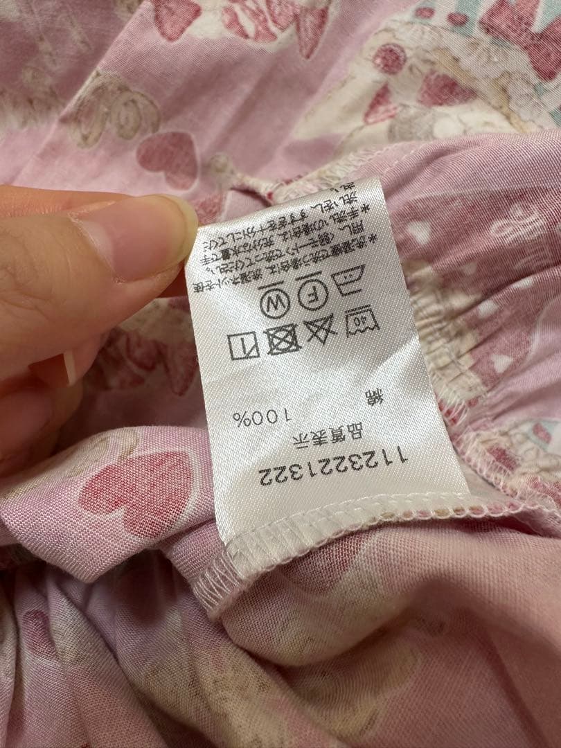 アイスクリーム柄 半袖ワンピース