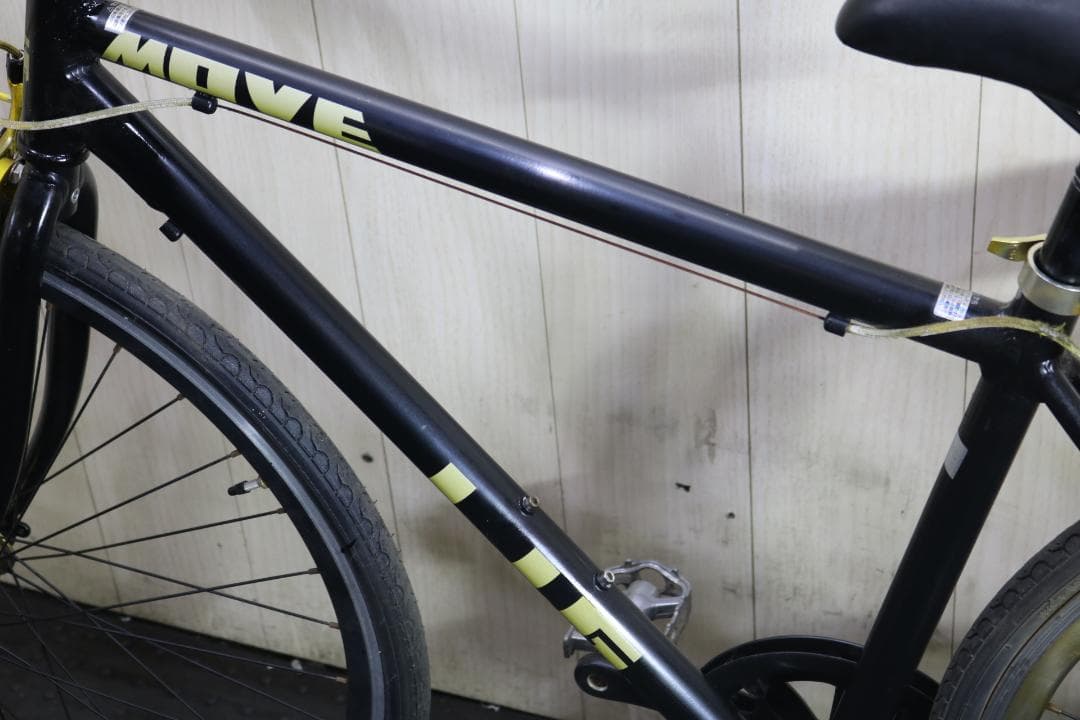 オオトモ製LIG MOVE 700C アルミ 440mm 7速 黒色 クロス