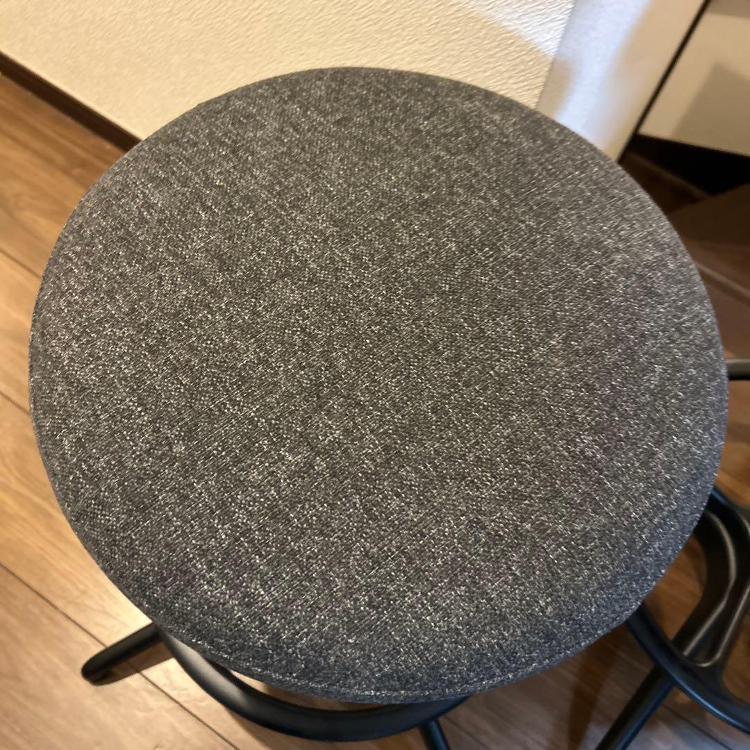 美品　IKEA 2脚　LIDKULLENリドクレン昇降式椅子スツール