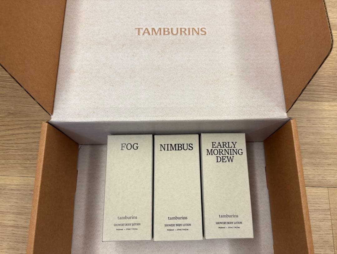 tamburins タンバリンズ ボディローション　3種