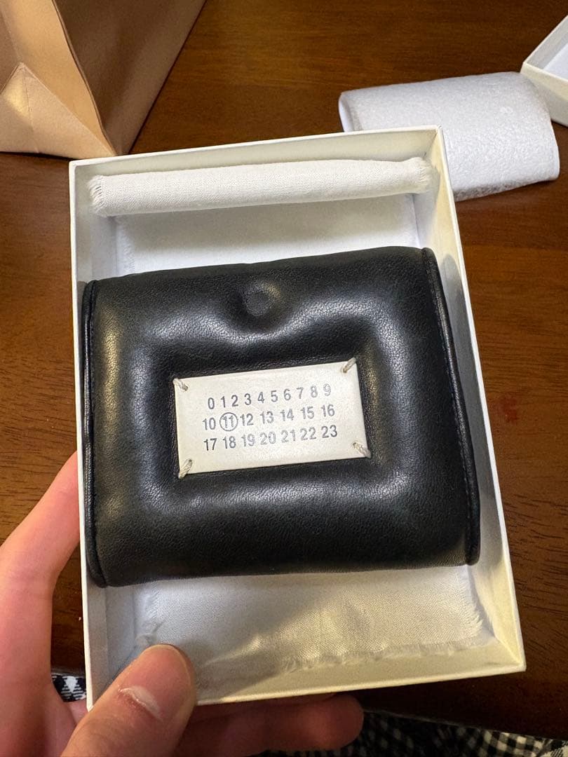 Maison Margiela glam slam ブラック三つ折り財布