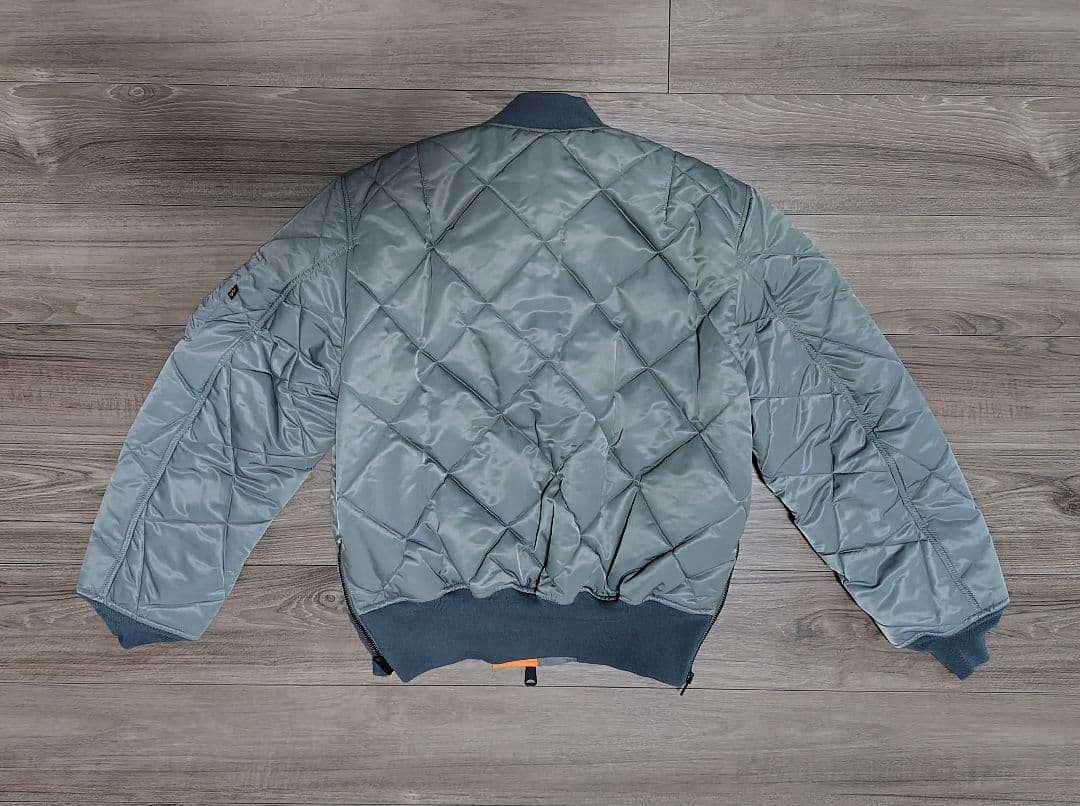 【極美品】ALPHA × monkeytime キルテッドサイドジップ MA―1