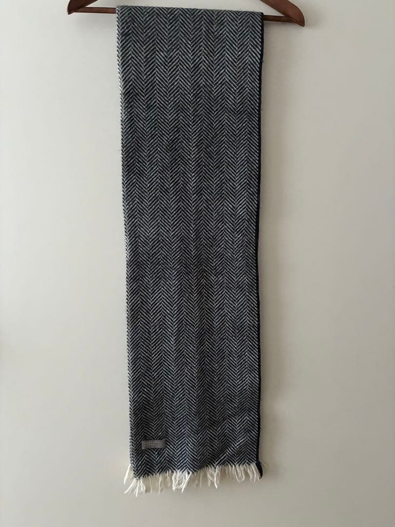 MARGARET HOWELL ボールドヘリンボーンマフラー