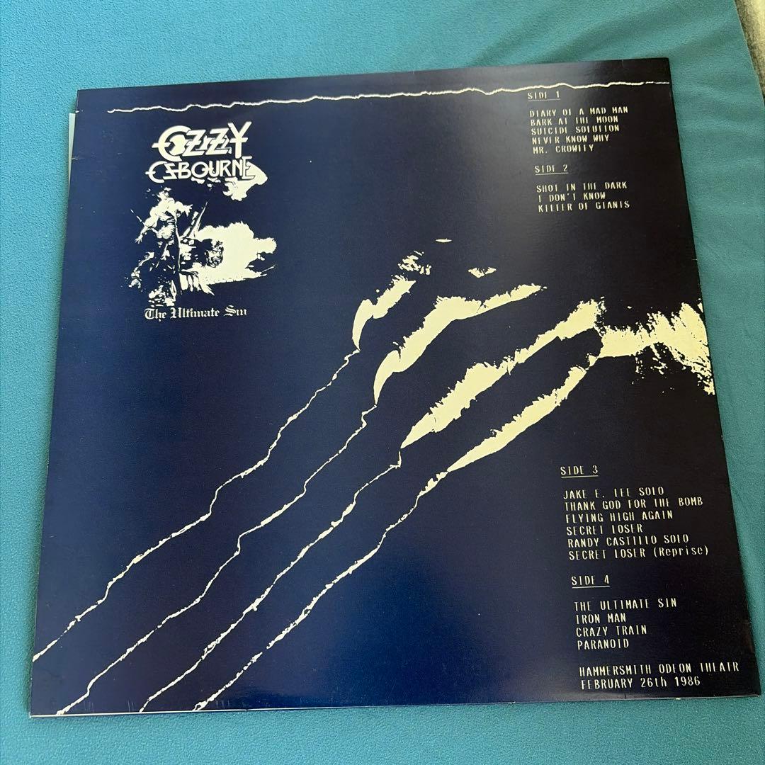 洋楽 OZZY OZBOURNE / THE ULTIMATE SIN TOUR LP