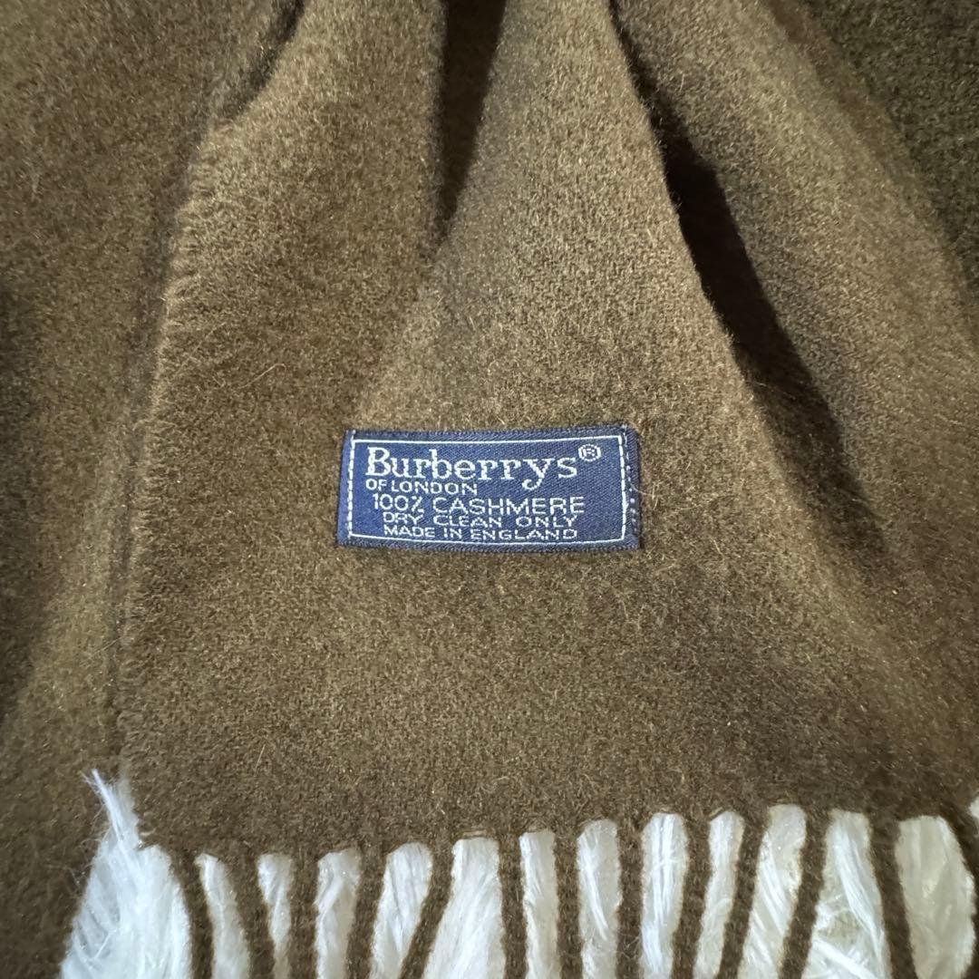美品✨ カシミヤ100% ✨バーバリーズ オブ ロンドン マフラー ホースロゴ