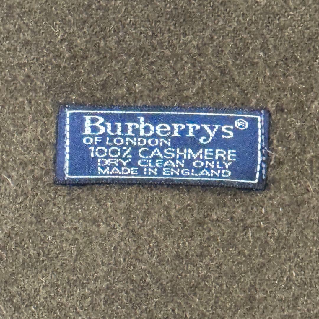 美品✨ カシミヤ100% ✨バーバリーズ オブ ロンドン マフラー ホースロゴ