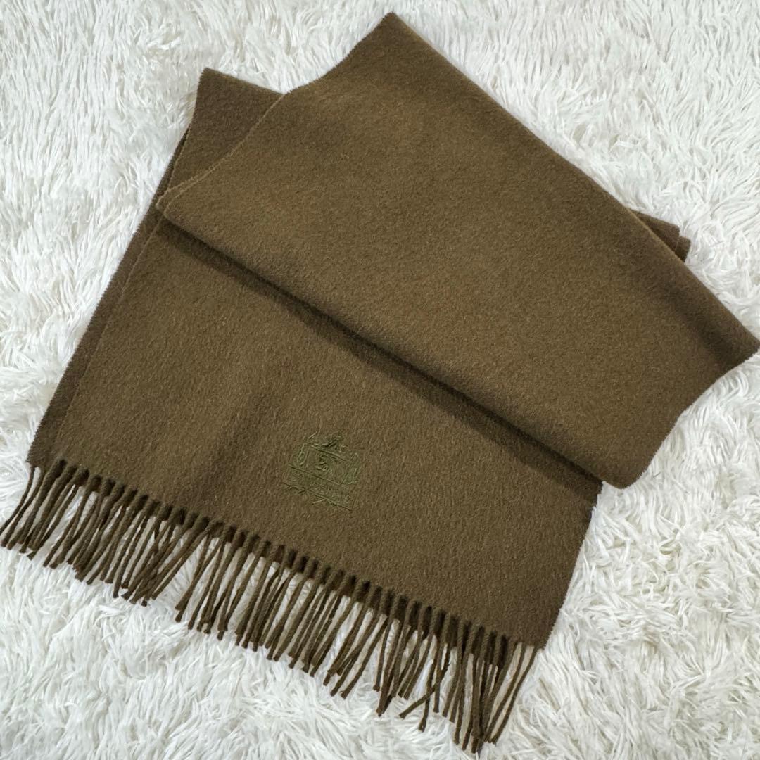 美品✨ カシミヤ100% ✨バーバリーズ オブ ロンドン マフラー ホースロゴ