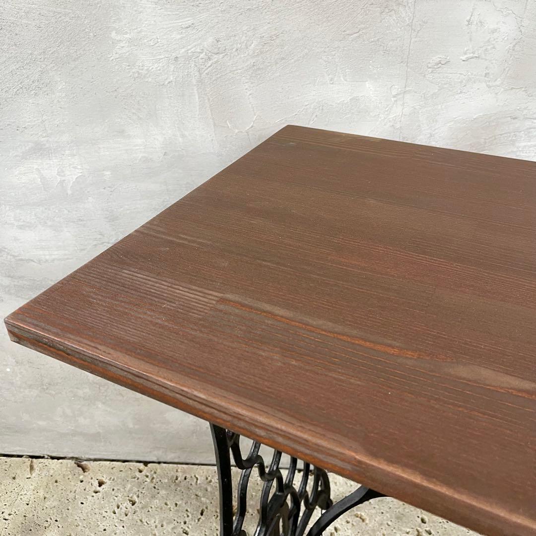 アンティークミシン脚テーブル　【REIKO 】足踏みミシン　網目　レトロ雑貨