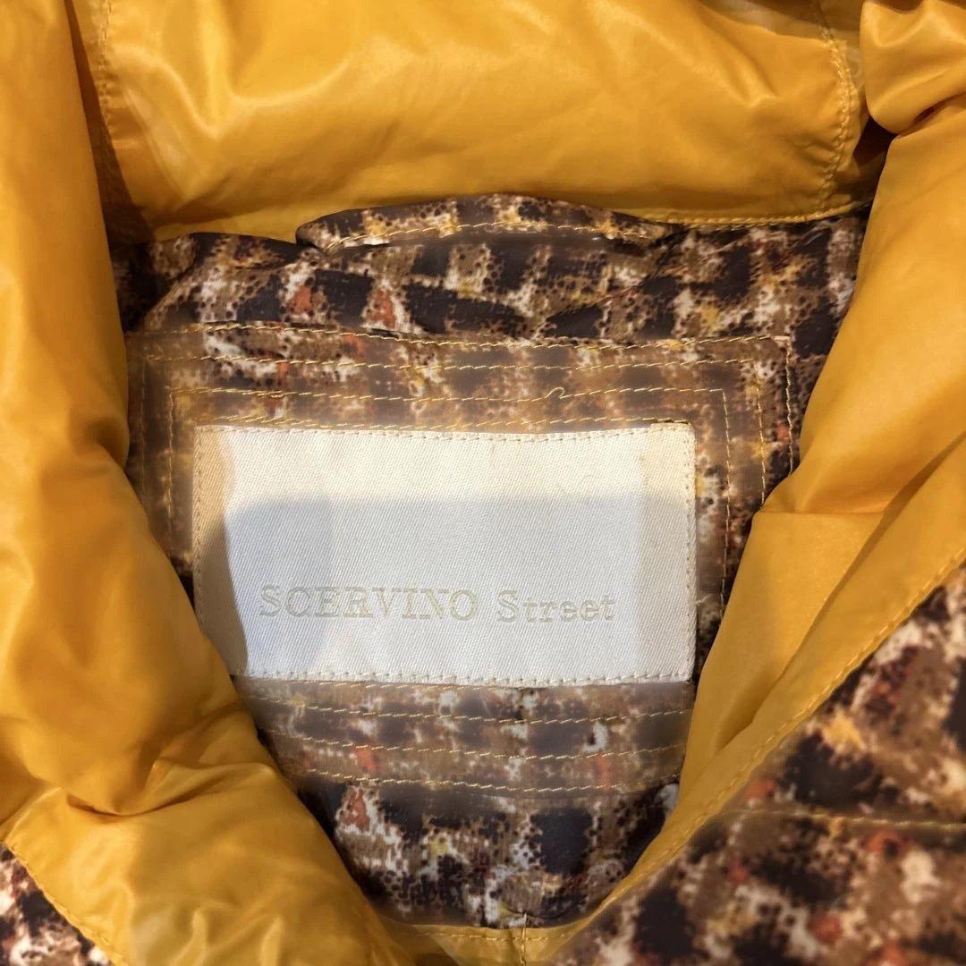 SCERVINO Street エルマンノシェルビーノ総柄 中綿ロングコート42