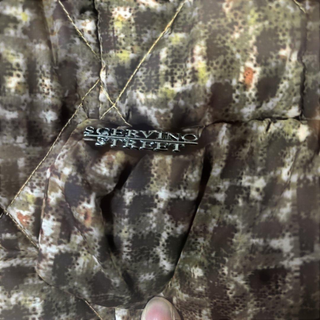 SCERVINO Street エルマンノシェルビーノ総柄 中綿ロングコート42