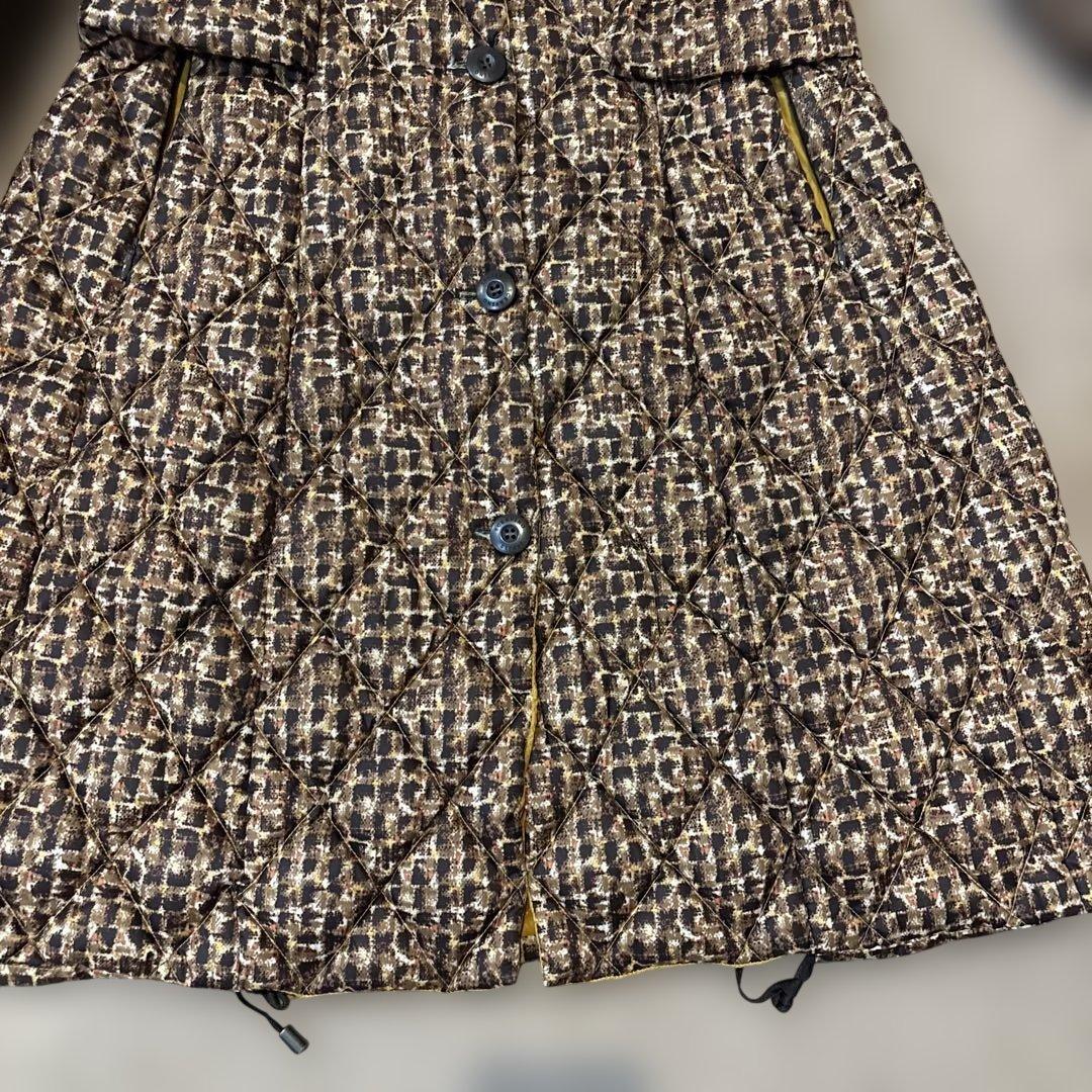 SCERVINO Street エルマンノシェルビーノ総柄 中綿ロングコート42