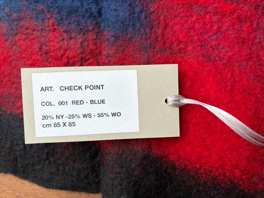 【新品タグ付き】SILVANA MANETTI チェックポイント ストール