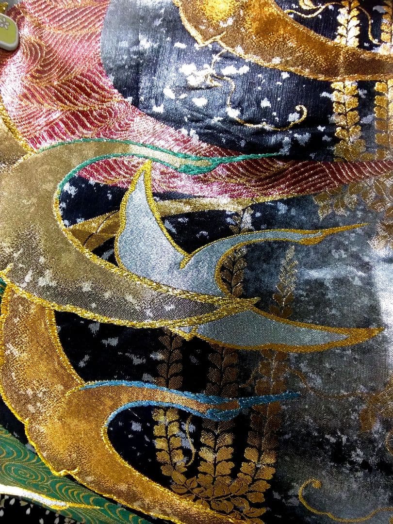 振袖フルセット、正絹振袖、友禅染、成人式、重ね衿、帯揚げ帯締め、西陣袋帯、長襦袢