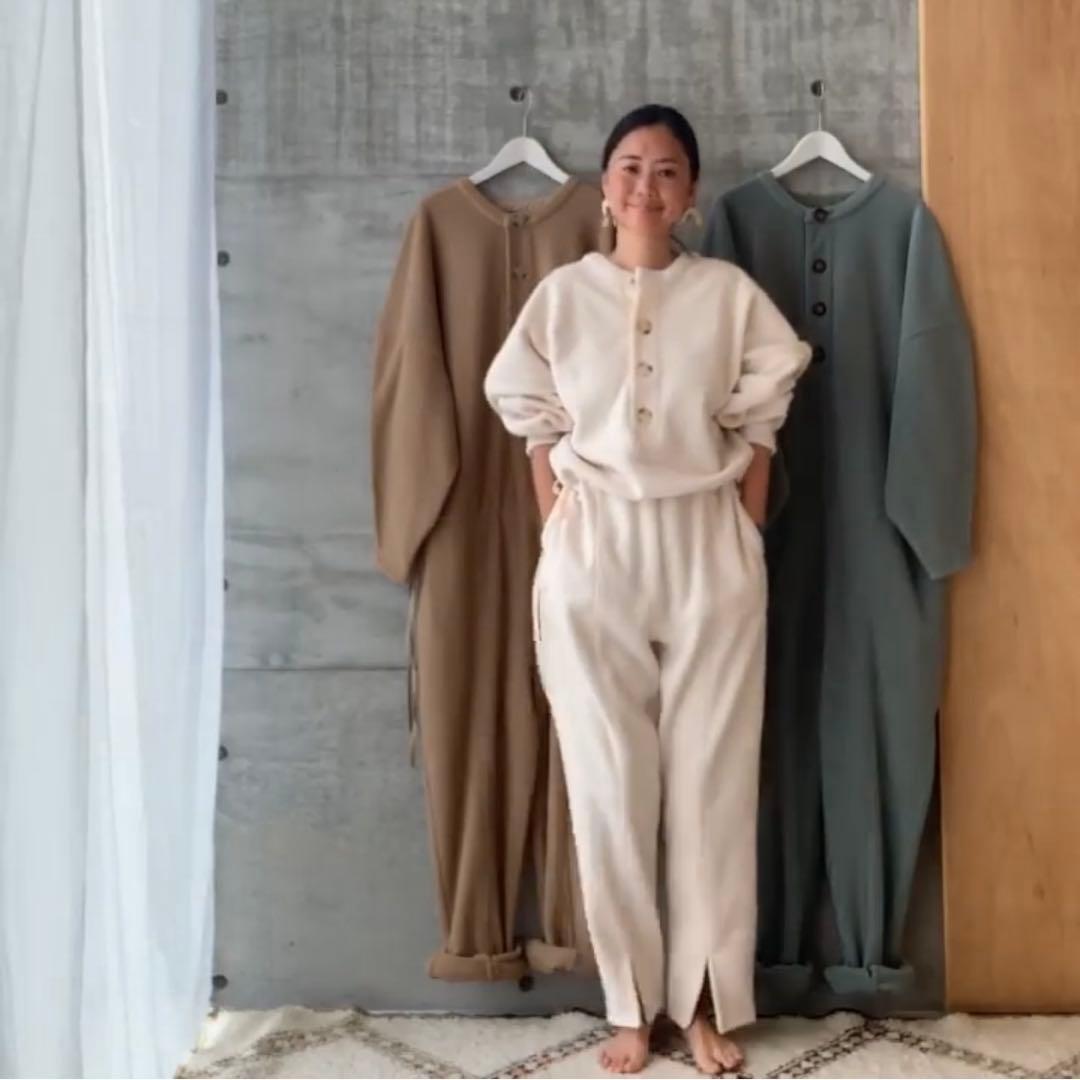 KiiRA エコボア ベージュ オールインワン