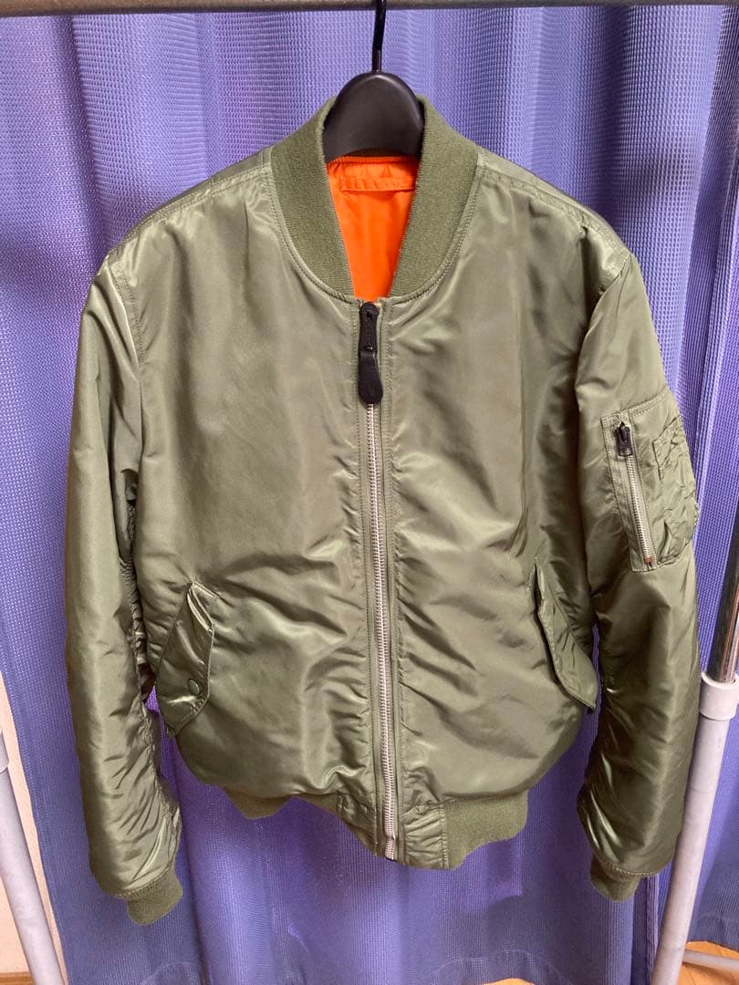 ALPHA MA-1 フライトジャケット セージグリーン