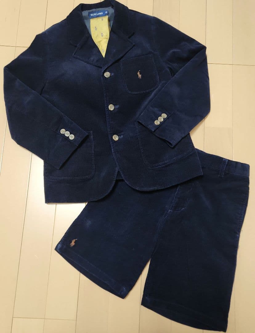 Ralph Lauren ラルフローレン コーデュロイフォーマルスーツ120cm