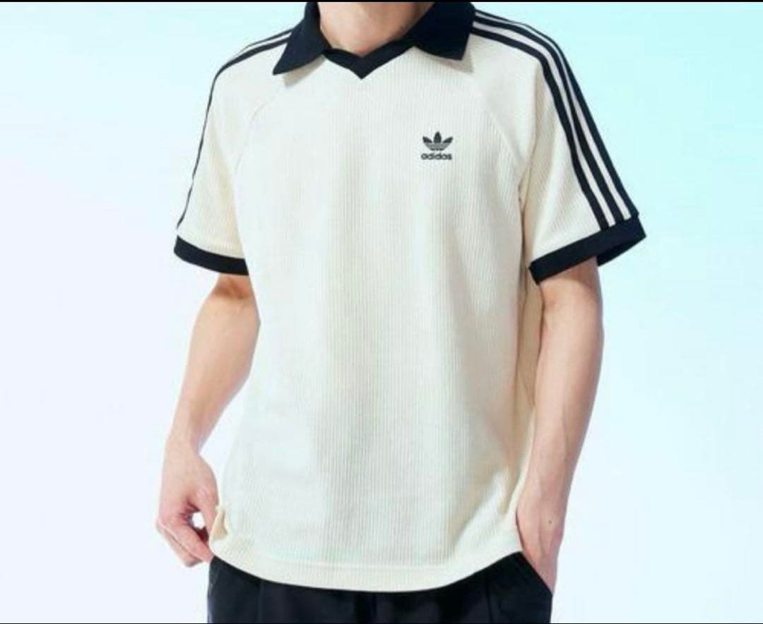 adidas Originals アディカラークラシックワッフルポロシャツ