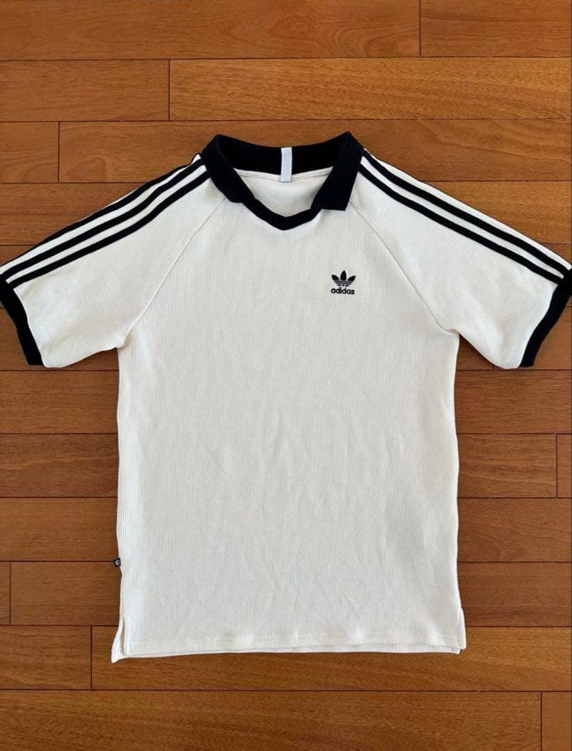 adidas Originals アディカラークラシックワッフルポロシャツ