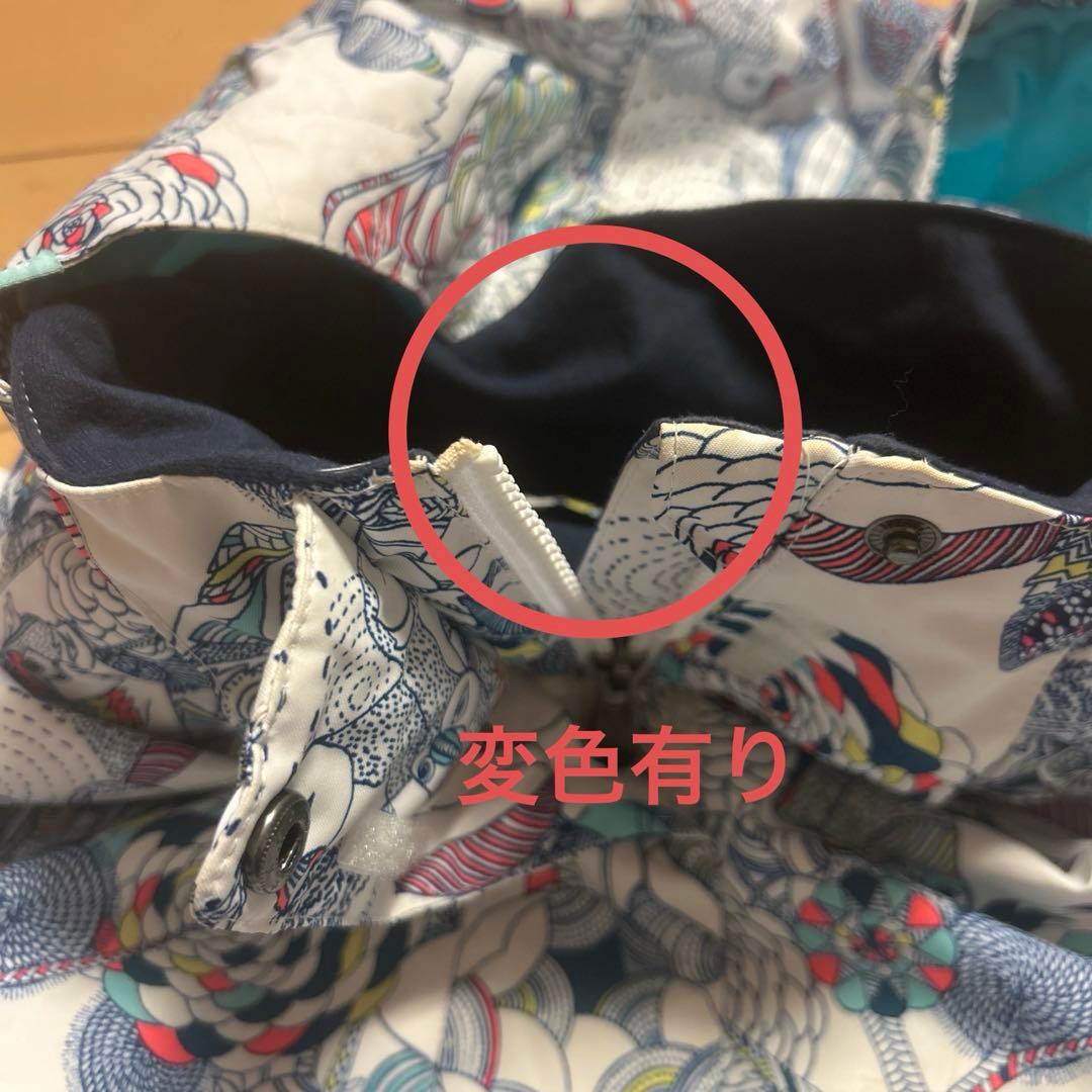 ウィンタースポーツ用花柄アウター　セットアップサイズS