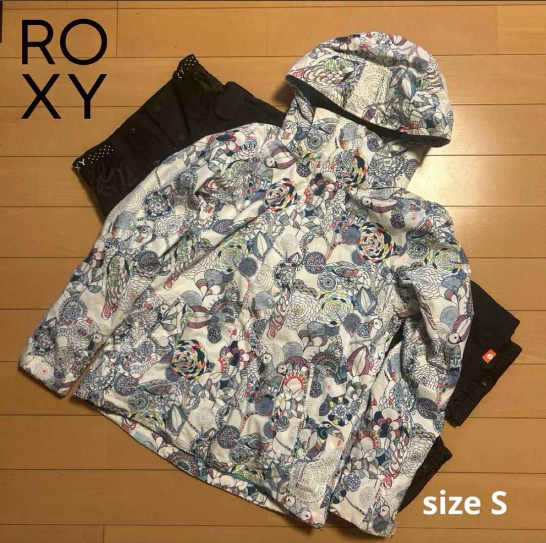 ウィンタースポーツ用花柄アウター　セットアップサイズS
