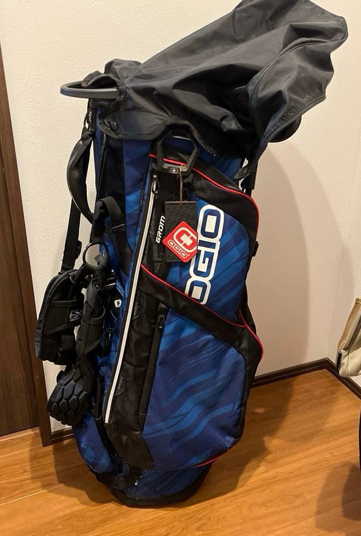 OGIOゴルフバッグ 青・黒 14分割収納