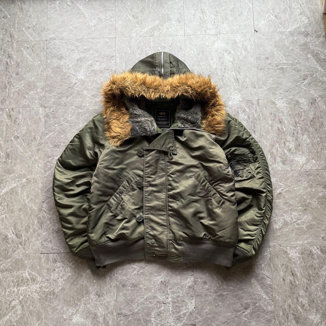 ALPHA N-2B MA1フライトジャケット 短丈